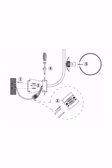 Lampada da comodino stile contemporaneo oro ottone