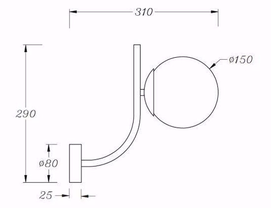 Lampada da comodino stile contemporaneo oro ottone