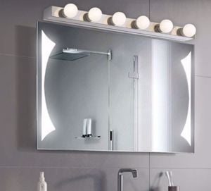 Ideal lux prive ap6 applique bagni cromato luce per specchio