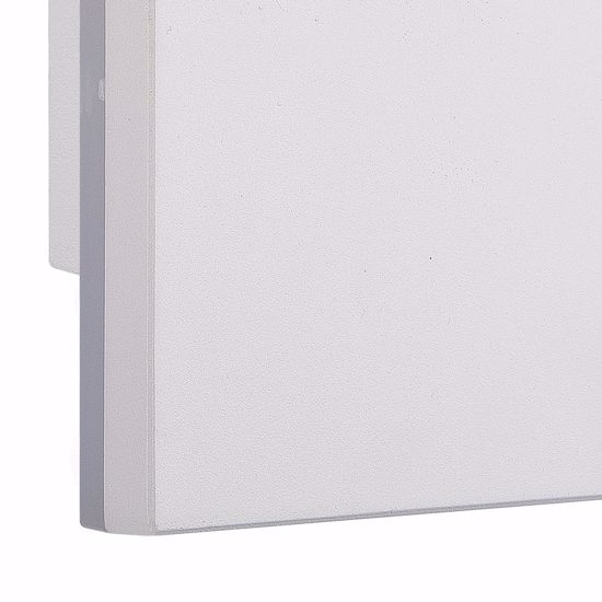 Applique da esterno quadrato bianco  9,6w 3000k