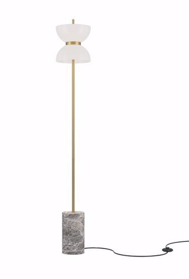 Lampada da terra piantana per salotto moderna oro