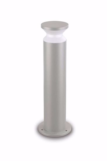 Ideal lux lampione grigio per giardino torre pt1 h60 ip65 moderno