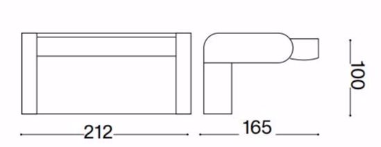 Applique da esterno swipe ap sensor ideal lux ip54 grigio orientabile con sensore