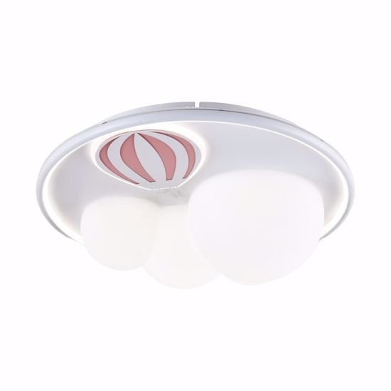 Plafoniera led per cameretta bambina mongolfiera dimmerabile 3000k 5700k