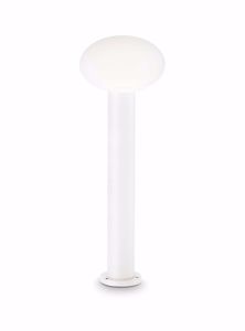 Clio mpt1 ideal lux lampione da giardino 60cm bianco