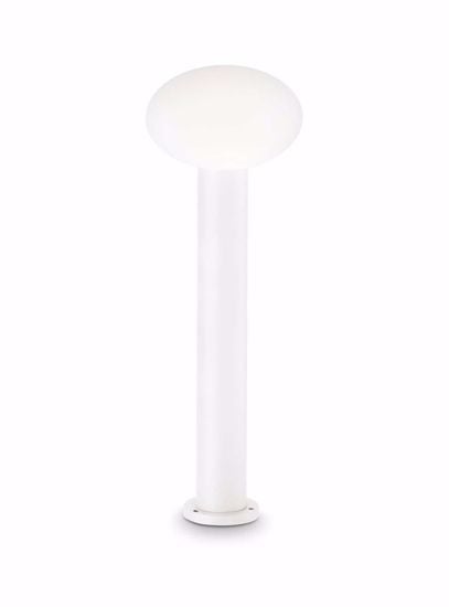 Clio mpt1 ideal lux lampione da giardino 60cm bianco