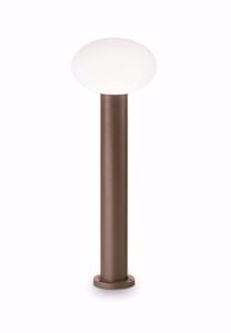 Clio mpt1 lampioncino da esterno giardino marrone ip44 ideal lux