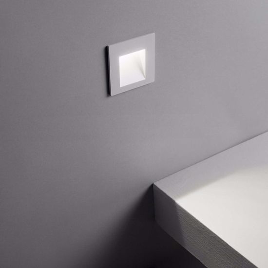 Bit fi ideal lux segnapasso led per esterno 3000k bianco da incasso ip65