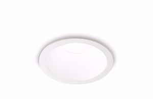 Ideal lux game trim round faretto a led da incasso 11w 3000k bianco rotondo