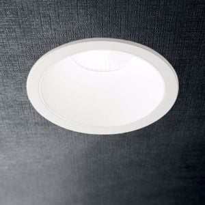 Ideal lux game trim round faretto da incasso led 11w 4000k 220v rotondo bianco