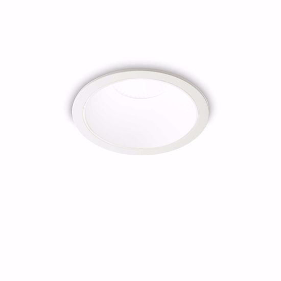 Ideal lux game trim round faretto da incasso  2700k 11w rotondo bianco