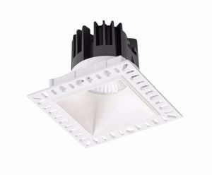 Ideal lux game trimless faretto a  da incasso quadrato a soffitto  bianco 11w 3000k