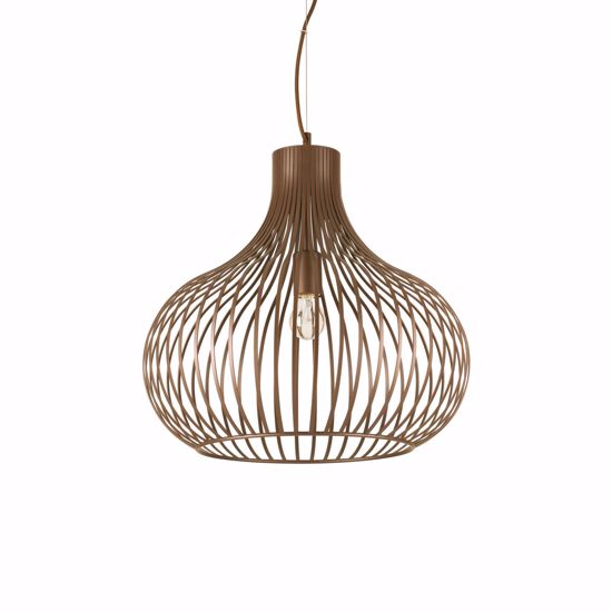 Ideal lux lampadario da cucina onion sp1 d38 moderno marrone