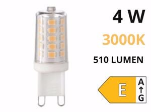 Lampadina led g9 4w 3000k 510lm ideal lux