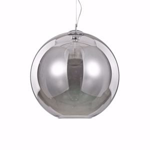 Nemo sp1 d50 ideal lux lampadario moderno per soggiorno sfera vetro fume