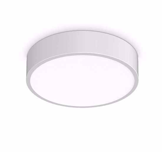 Ray pl d30 ideal lux plafoniera led 13w 3000k-4000k bianca ip44