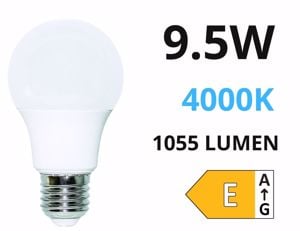 Life lampadina led goccia e27 9.5w 4000k 1055lm ottica 280&deg;