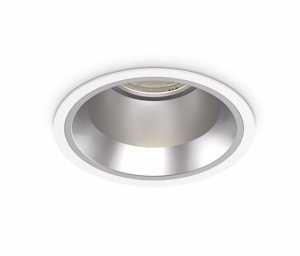 Ideal lux off fi  28w 3000k faretto da incasso bianco tondo