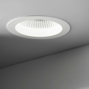 Ideal lux basic fi accent 15w 4000k faretto da incasso per bagno  bianco ip44