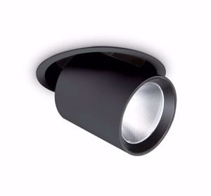 Faretto da incasso led 30w 3000k nova fi ideal lux nero orientabile