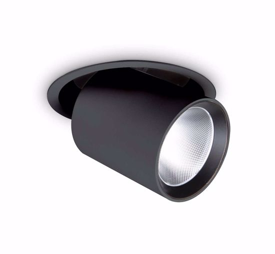 Faretto da incasso  30w 3000k nova fi ideal lux nero orientabile