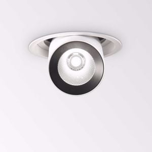 Ideal lux nova fi 30w 4000k faretto da incasso led orientabile estraibile bianco