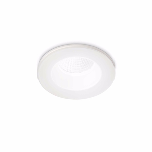 Ideal lux faretto da incasso  8w 3000k room-65 fi round bianco tondo