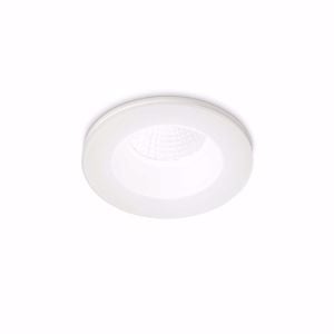 Ideal lux faretto da incasso  8w 3000k room-65 fi round bianco tondo