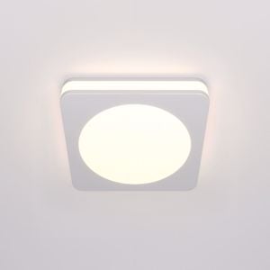 Faretto quadrato bianco da incasso per controsoffitto  7w 3000k 220v