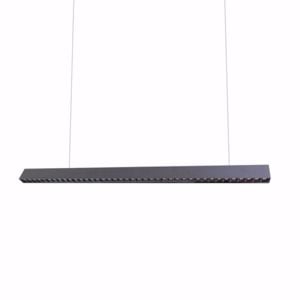 Lampadario a sospensione per scrivania ufficio nero led 40w 3000k