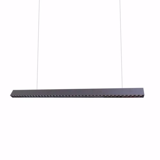 Lampadario led a sospensione per scrivania ufficio nero 40w 3000k