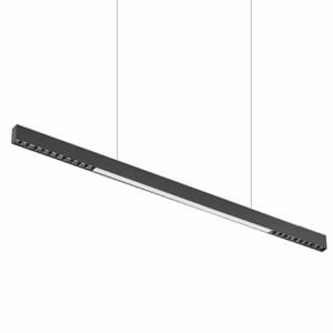 Lampadario moderno led da ufficio nero led 40w 3000k