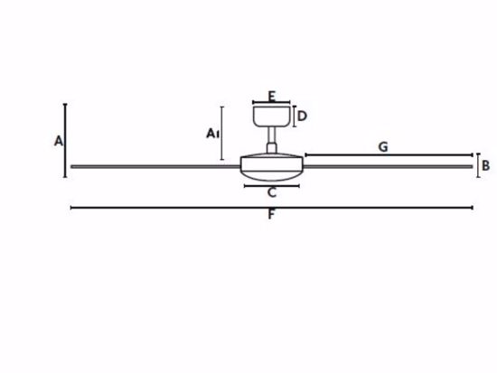 Ventilatore da soffitto bianco ambienti &gt;28mq 6 velocita&apos; inverter motore dc