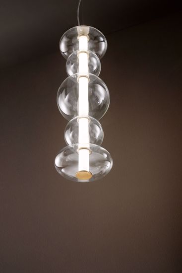 Lampadario bubbles perenz led 38w 3000k per soggiorno moderno