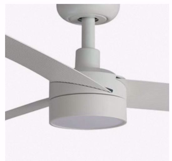 Ventilatore smart con luce led dimmerabile bianco &gt;28mq motore dc e app