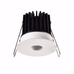 Faretto tondo incasso led bianco 8w 3000k per cartongesso