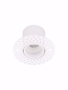 Faretto tondo incasso led bianco 8w 3000k per cartongesso