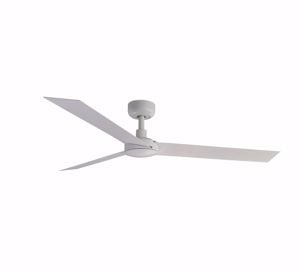 Ventilatore da soffitto bianco per soffitto inclinati estate inverno motore silenzioso da 17 a 28mq