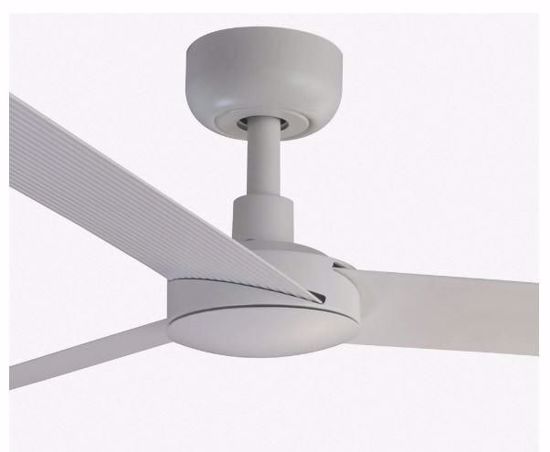 Ventilatore da soffitto bianco per soffitto inclinati estate inverno motore silenzioso da 17 a 28mq