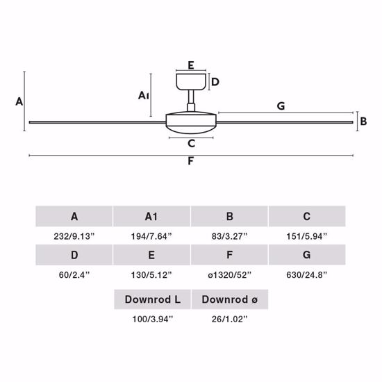 Ventilatore da soffitto bianco per soffitto inclinati estate inverno motore silenzioso da 17 a 28mq