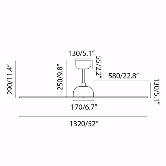 Ventilatore bianco design moderno ambienti da 17 a 28mq inverter motore dc silenzioso