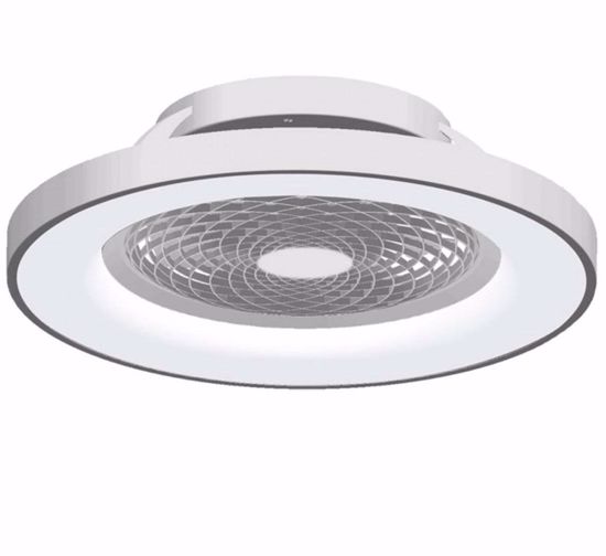 Lampadario a ventilatore da soffitto grigio design silenzioso