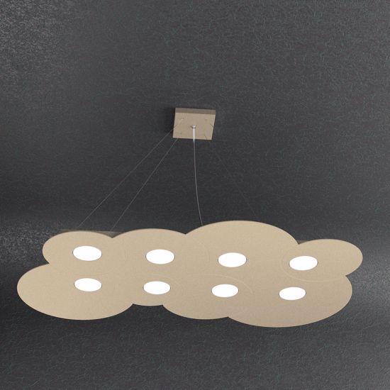 Lampadario moderno per soggiorno sabbia cloud top light