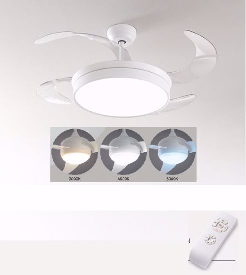 Lampadario ventilatore perenz open pale motorizzate design moderno