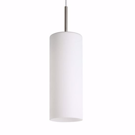 Lampade a sospensione per cucina moderna cilindri vetro bianco