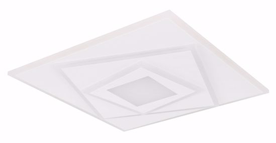 Plafoniera a led design bianca moderna 24w 3000k