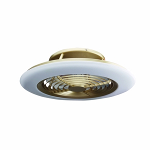 Ventilatore a plafoniera da soffitto oro con luce silenzioso fp