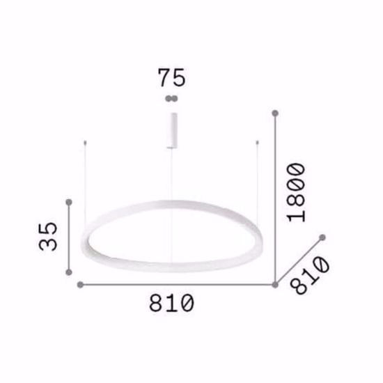 Gemini sp d081 nero dali push ideal lux lampadario led 60w 3000k