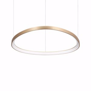 Lampadario design ottone oro gemini d061 dali push ideal lux led 48w 3000k