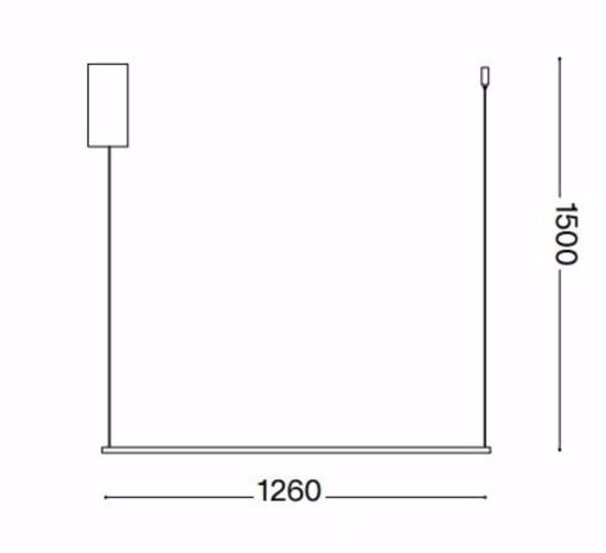 Ideal lux essence sp d126 lampadari led a sospensione bianco 20w 3000k